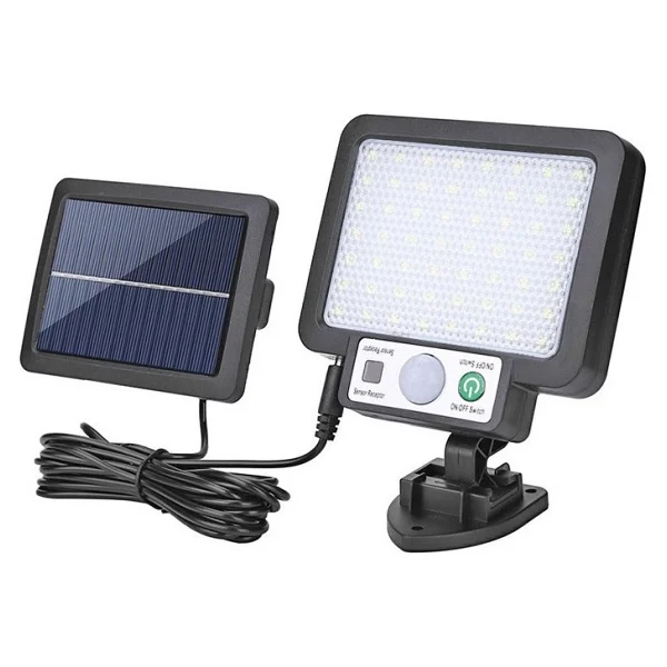 Powermaster JX-F56 Solar Panelli Hareket Sensörlü Üç Modlu Duvar Lambası - Görsel 4