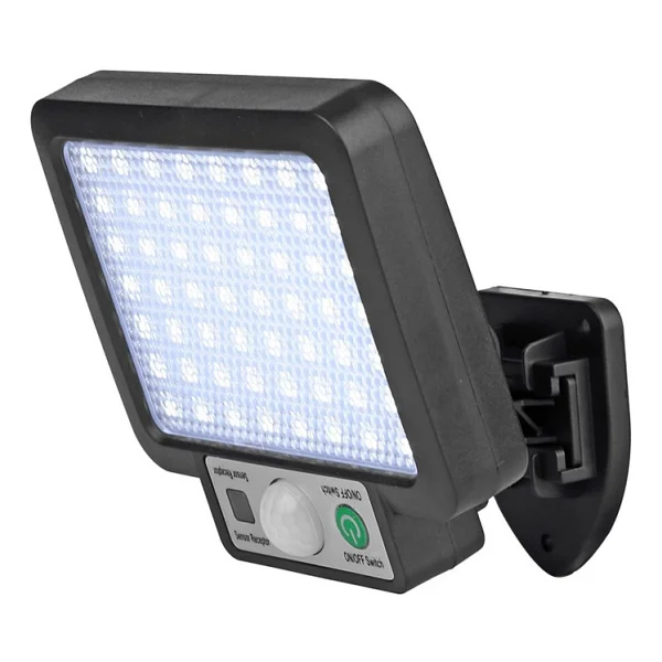 Powermaster JX-F56 Solar Panelli Hareket Sensörlü Üç Modlu Duvar Lambası - Görsel 3