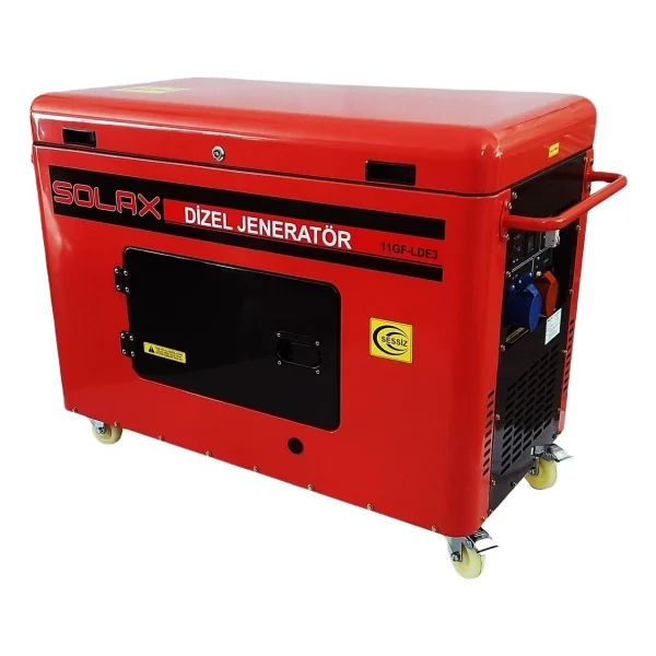 Solax 11GF-LDE Marşlı Kabinli Monofaze Dizel Jeneratör - Görsel 2