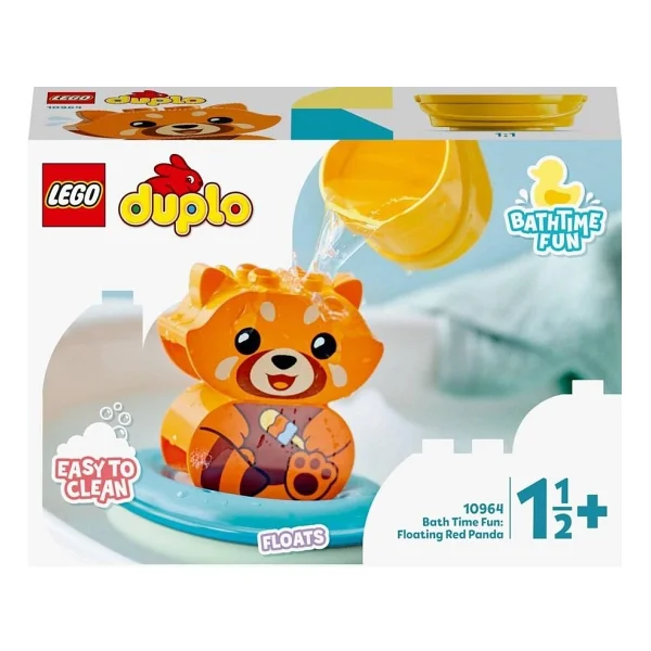 Lego 10964 Duplo İlk Banyo Zamanı Eğlencesi Yüzen Kırmızı Panda - Görsel 2