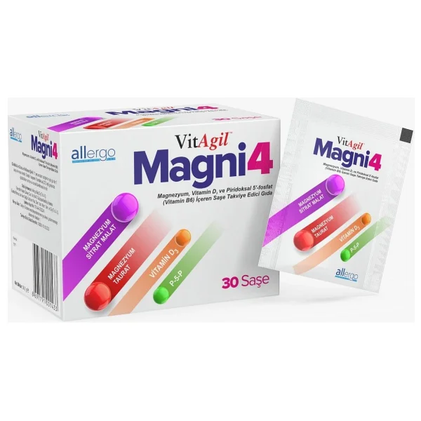 VitAgil Magni4 30 Saşe - Görsel 2