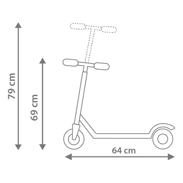 Rookie Işıklı Katlanabilir Iki Tekerlekli Çocuk Scooter Renkli 36 Ay Üstü Kullanım İçin - Görsel 5