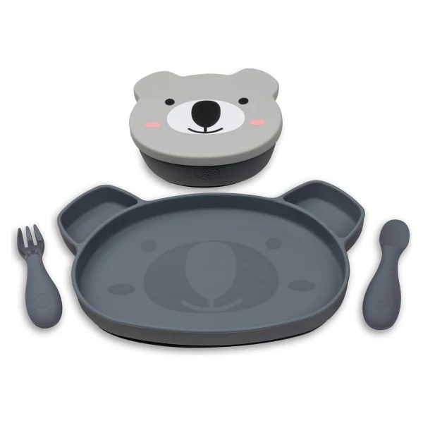 Tum Tum Silikon Beslenme Seti Kev Koala (5 Parça) - Görsel 5