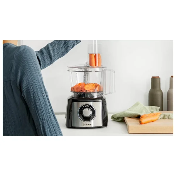 Multitalent 3 Hamur Yoğurma Blender ve Öğütücü Hepsi Bir Arada 800 W Mutfak Robotu Siyah - Görsel 5