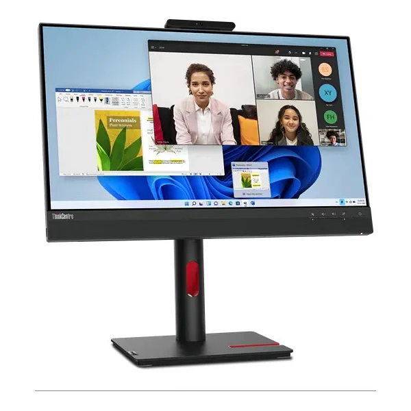 Lenovo ThinkCentre Tiny In One 24 Gen 5 12NAGAT1TK 23.8" 4 ms Full HD Pivot IPS 60 Hz Dokunmatik Monitör - Görsel 5