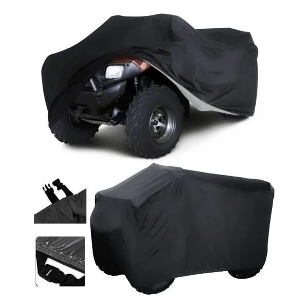 CoverPlus Segway Snarler AT6S E Atv Su Geçirmez Brandası -Siyah - Görsel 6