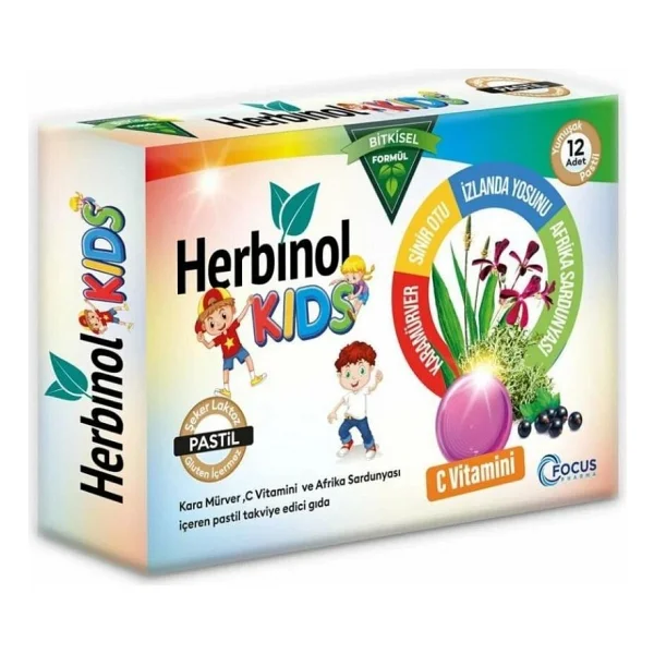 Herbinol Kids Yumuşak 12'li Pastil - Görsel 7