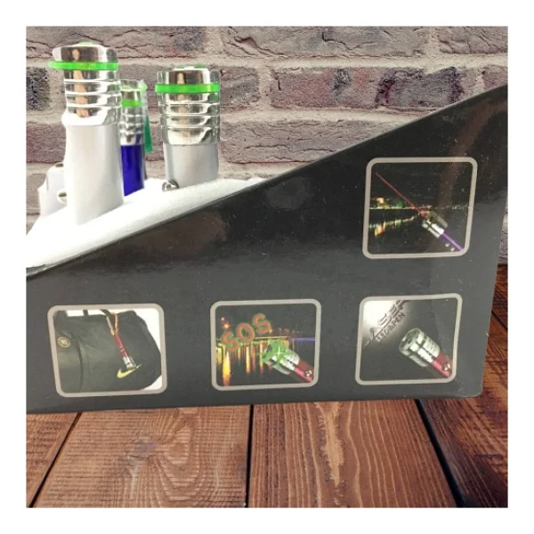 Eray Kırtasiye Lazer, El Feneri, Acil Durum Feneri 3'ü 1 Arada Anahtarlıklı Pet Kedi Oyuncağı Lazer Pointer, Işaretleyici - Yeşil - Görsel 3