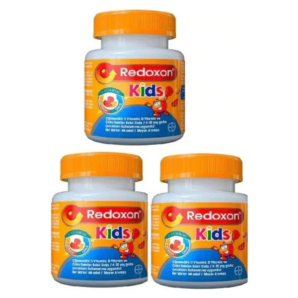 Redoxon Kids Çiğneme 60 Tablet 3'lü - Görsel 3