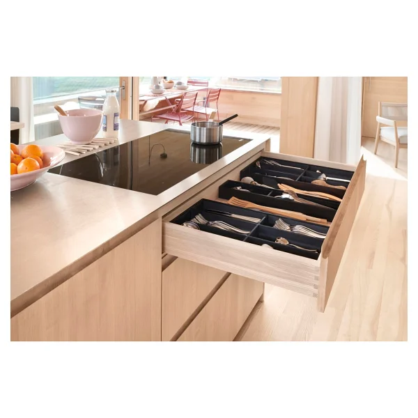 Blum Ambia-Line Çekmece İçi Kaşıklık Antrasit-Mat Siyah 90 CM. Modül ZC7S500BS3-90 - Görsel 6