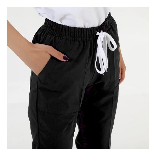Çizgi Medikal Lacivert Lüks Likralı Tek Alt Pantolon - 2XL - Görsel 6