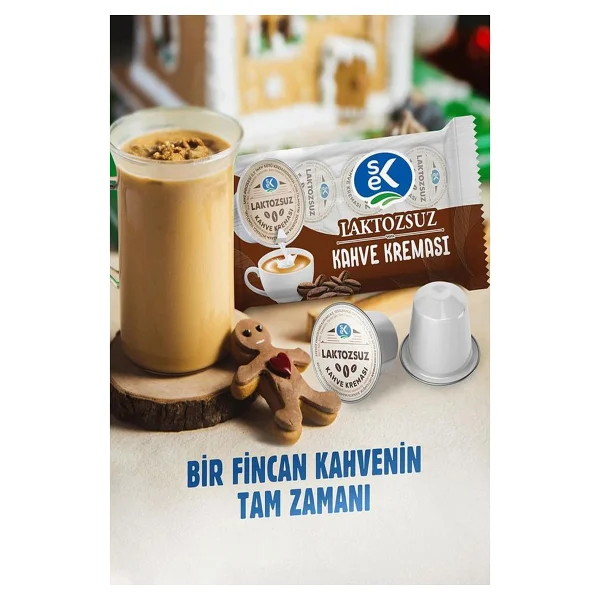 Sek Laktozsuz Kahve Kreması 15 ml x 10 Adet x 2 Paket - 150 ml - Görsel 2