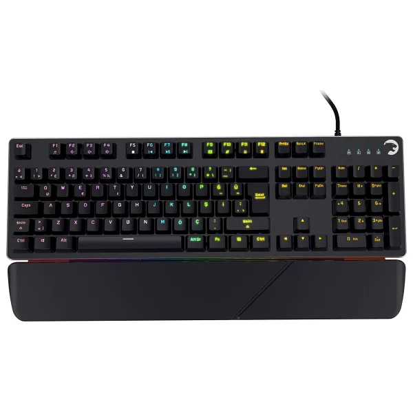 Gamepower Calypso V2 RGB Red Switch Kablolu Mekanik Oyuncu Klavyesi - Görsel 2