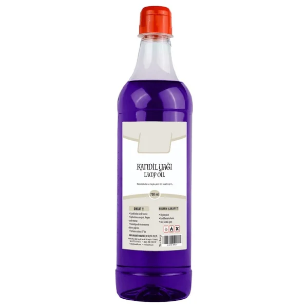 Dünya Magnet Kandillo Mor Kandil Yağı Iç Mekan 750 Ml. + 50CM Fitil - Görsel 2