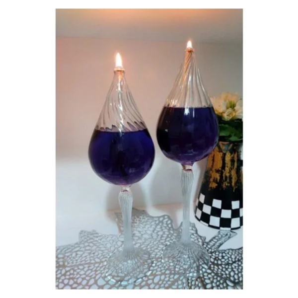 Dünya Magnet Kandillo Mor Kandil Yağı Iç Mekan 750 Ml. + 50CM Fitil - Görsel 3