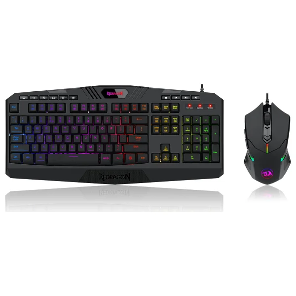 Redragon S101-5 RGB Kablolu Oyuncu Klavye Mouse Seti - Görsel 6
