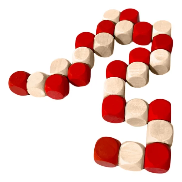 Hamaha Eğitici Ahşap Oyuncak Ahşap Yılan Küp Zeka Bulmaca Oyunu Kırmızı 3D Puzzle Oyunu - Görsel 3