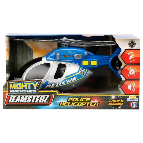 Teamsterz Sesli ve Işıklı Polis Helikopteri - Görsel 2