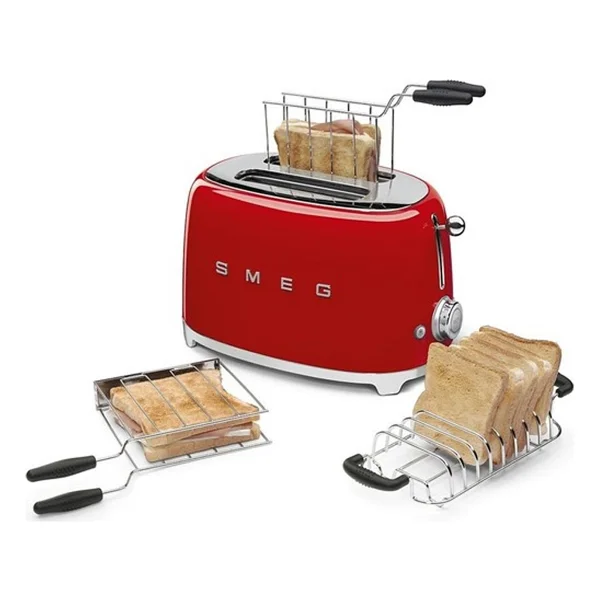 Smeg Retro TSF01RDEU Kırmızı Ekmek Kızartma Makinesi - Görsel 3