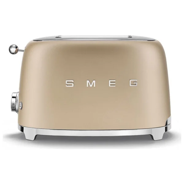Smeg Retro TSF01CHMEU Mat Gold Ekmek Kızartma Makinesi - Görsel 5