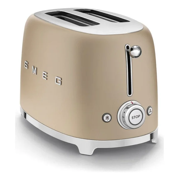 Smeg Retro TSF01CHMEU Mat Gold Ekmek Kızartma Makinesi - Görsel 6