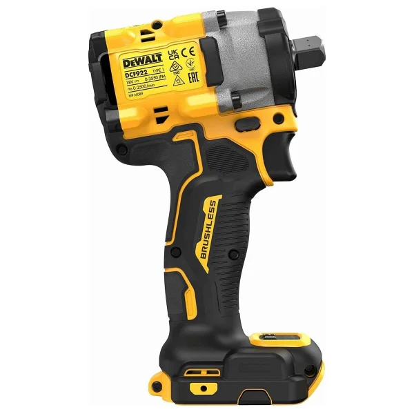 Dewalt DCF922NT 18V Aküsüz Somun Sıkma T-Stak Çanta 1/2" Mandren Ölçüsü Güçlü Motor Teknolojisi - Görsel 6