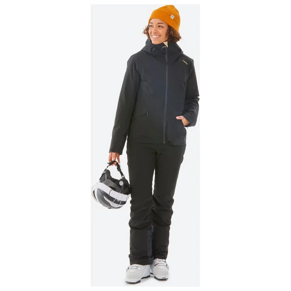 Decathlon Wedze Kadın Kayak Montu - Siyah - 500 - Görsel 8