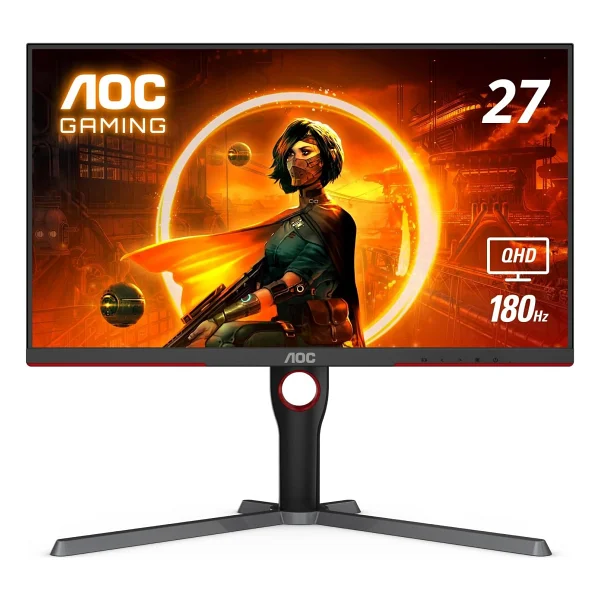 AOC Agon Q27G3XMN/BK 27" 1 ms QHD Pivot 180 Hz Oyuncu Monitörü - Görsel 2