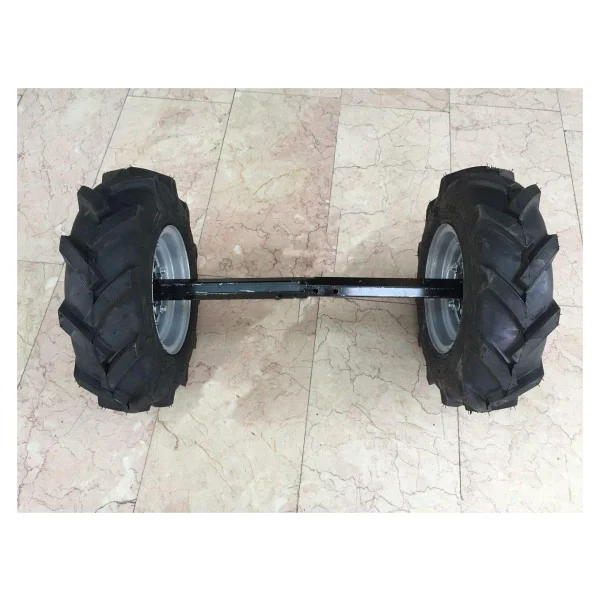 Yağmur Çapa Makinası Teker Takımı 4.00 x 80 27 mm Sabit Aks - Görsel 2