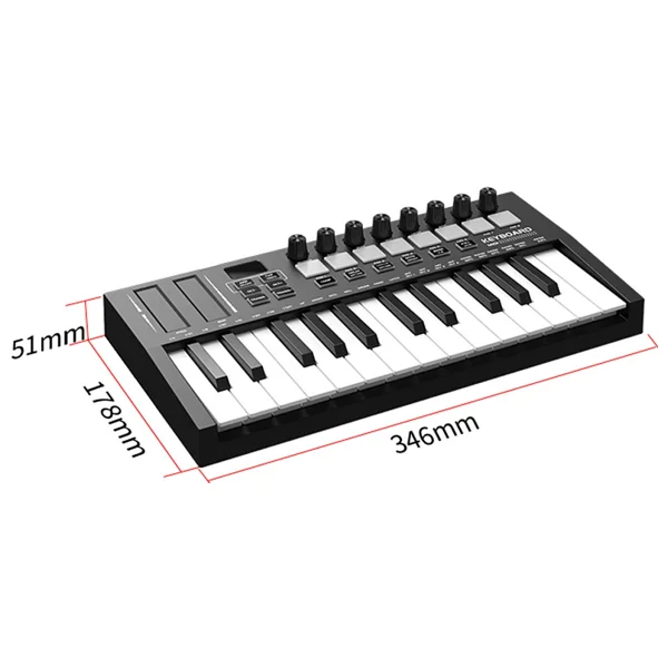 Midex MD-255 25 Tuşlu Midi Klavye - Görsel 7
