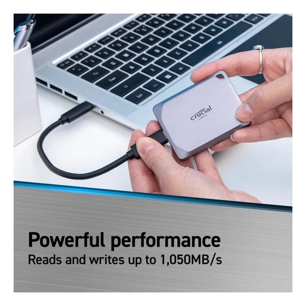 Crucial X9 Pro CT2000X9PROSSD9 USB 3.2 2 TB Taşınabilir SSD - Görsel 2