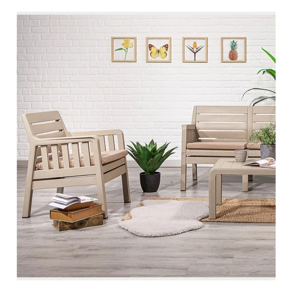 Sandalie Lara 3+1+1+Sehpa Minderli Bahçe & Balkon Takımı - Görsel 3