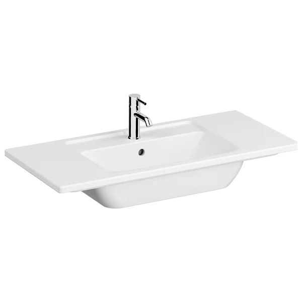 VitrA Integra 7057B003-0001 100 cm Etajerli Lavabo - Görsel 2