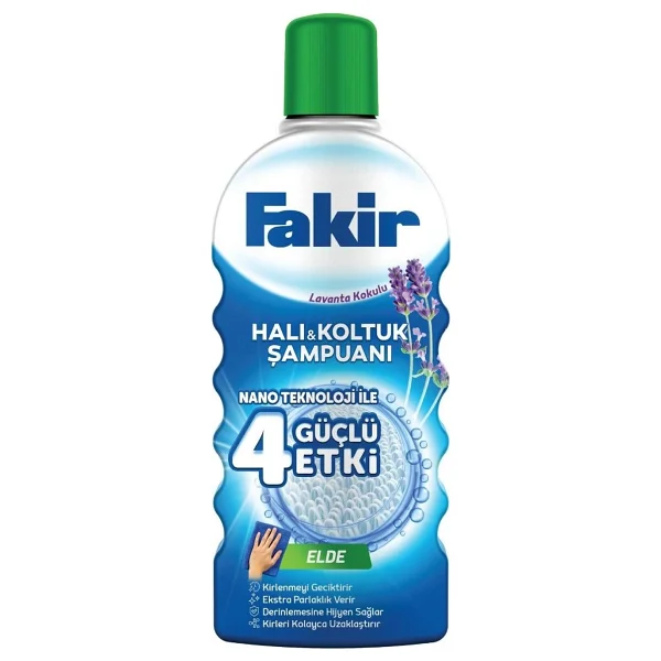Fakir Nano Teknoloji ile Elde Yıkama Halı ve Koltuk Şampuanı 1000 ml - Görsel 8