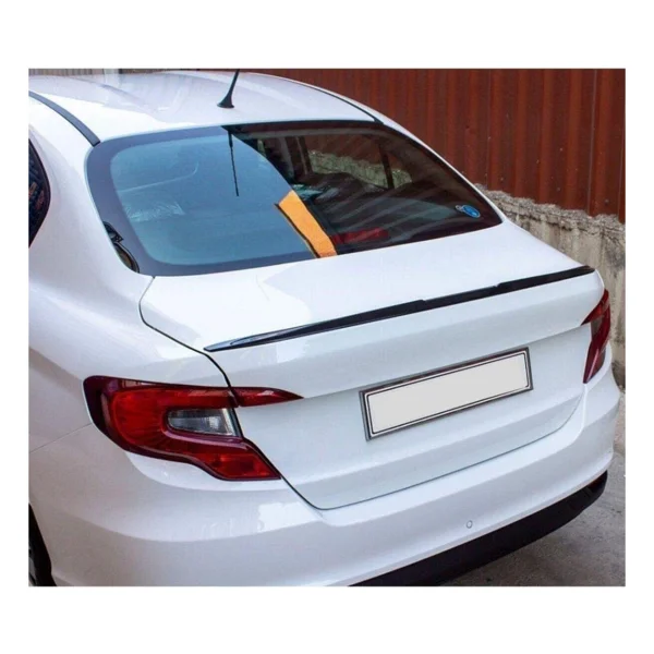 SUNPLEX Fiat Egea Sedan Bagaj Üstü Piano Black Spoiler - Görsel 9