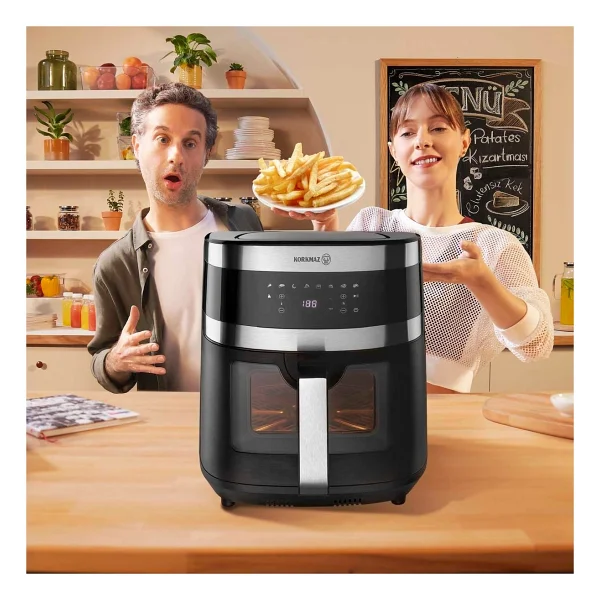 Korkmaz Air Vision Airfryer A890 7.5 lt Yağsız Fritöz - Görsel 4