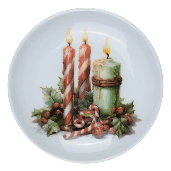 Kütahya Porselen Festive 10 cm 4'lü Pasta Tabağı - Görsel 4