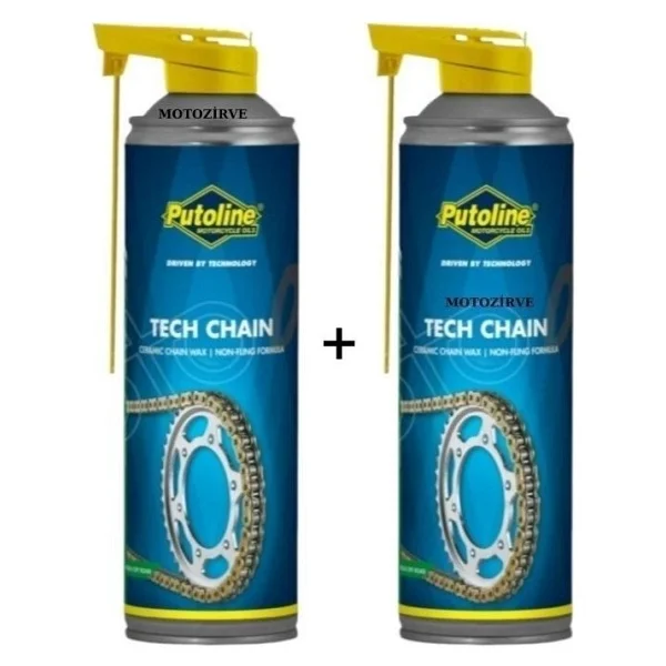 Putoline Tech Chain Seramik Zincir Yağı 500 ml (2 Adet) - Görsel 2