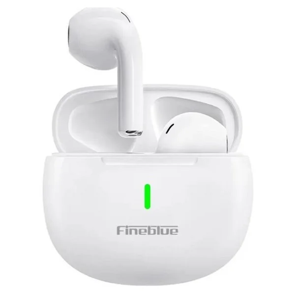 Fineblue M5 TWS Beyaz Kulak İçi Bluetooth Kulaklık - Görsel 4