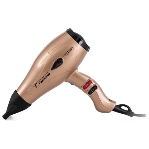 Ventoso V5 Exclusive Ionic Profesyonel 2500 W Fön Makinesi Gold - Görsel 2