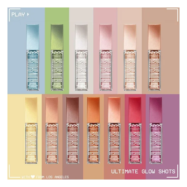 NYX Professional Ultimate Glow Shots Işıltılı Likit Göz Farı - Görsel 3