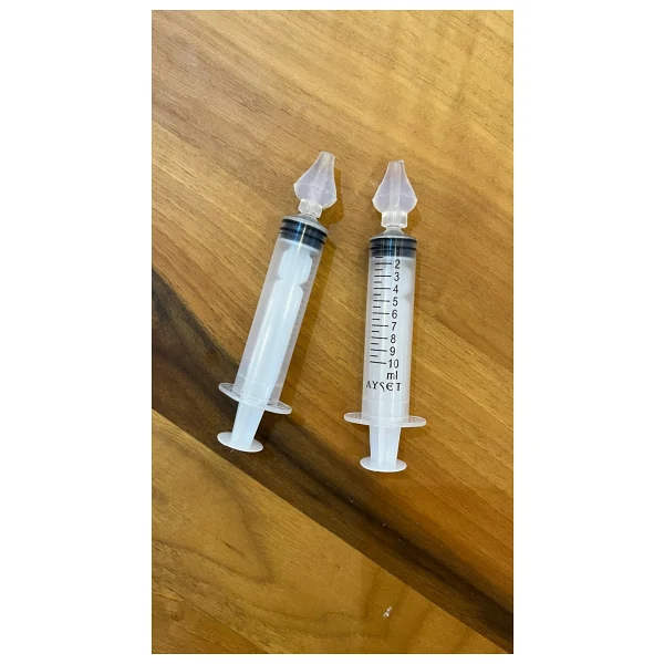 Magicway Burun Yıkama Kiti 10X Silikon Uç ve Şırınga ile Bebek Burun Aspiratörü Temizleme Aparatı - Görsel 4