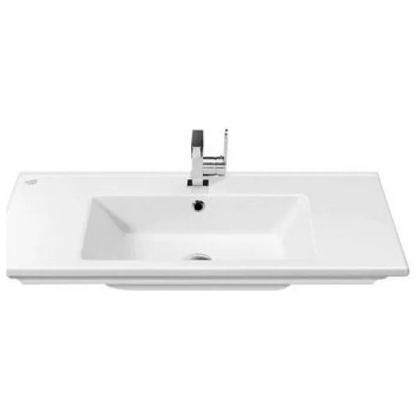 Turkuaz Seramik Cerastyle Arte 85x45 cm Etajerli Lavabo - Görsel 5