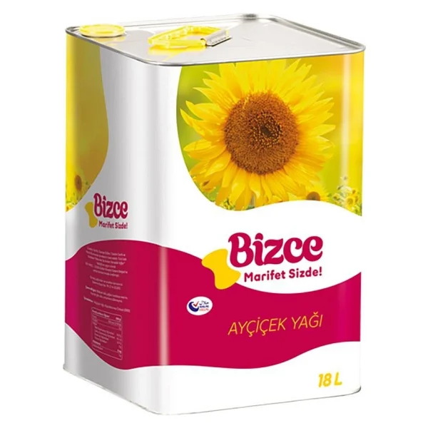 Bizce 18 lt Teneke Ayçiçek Yağı - Görsel 2