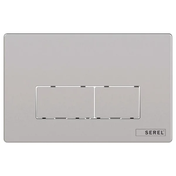 Serel P58 P580110 Gömme Mat Krom Rezervuar Paneli - Görsel 2