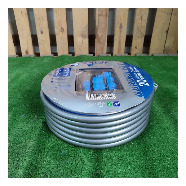 Sera Trend Çelik 1/2" Özel Seri Sulma Hortumu 20 Metre Hortum Kiti Bahçe Sulama Hortum Seti Garden Kıt - Görsel 2