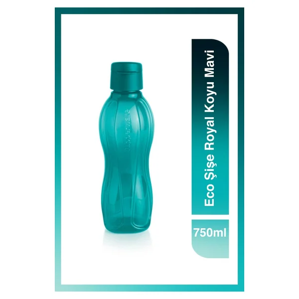 Tupperware Eco Şişe 750 ml Royal Kk Mavi - Görsel 2