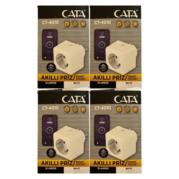 Cata CT-4010 4'lü Wi-Fi Akıllı Priz - Görsel 6