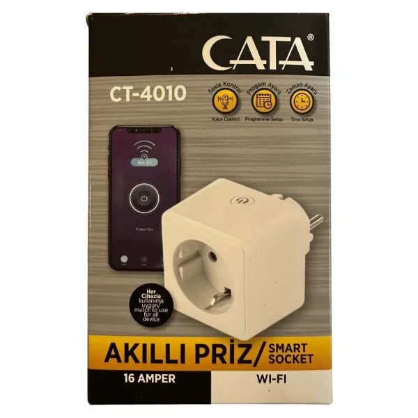 Cata CT-4010 4'lü Wi-Fi Akıllı Priz - Görsel 8