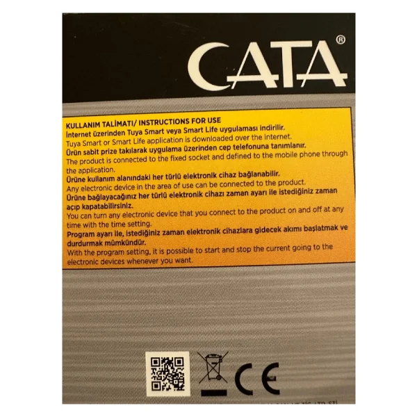 Cata CT-4010 4'lü Wi-Fi Akıllı Priz - Görsel 10